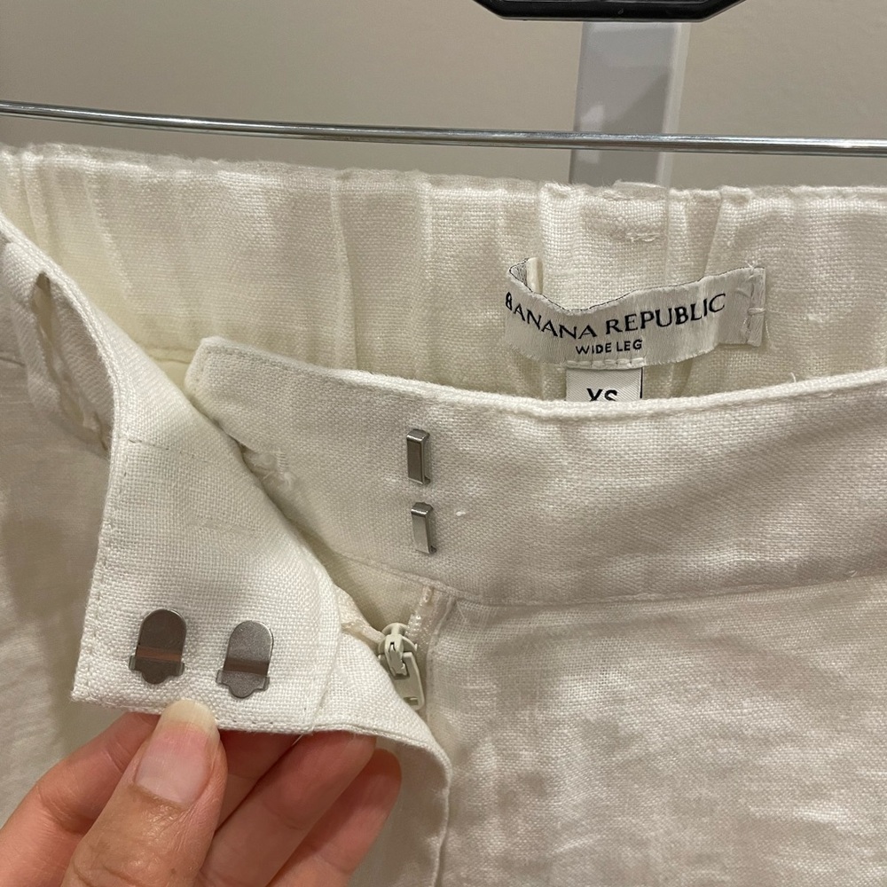 Banana Republic The Everyday wide leg linen pant - Picture 8 of 10